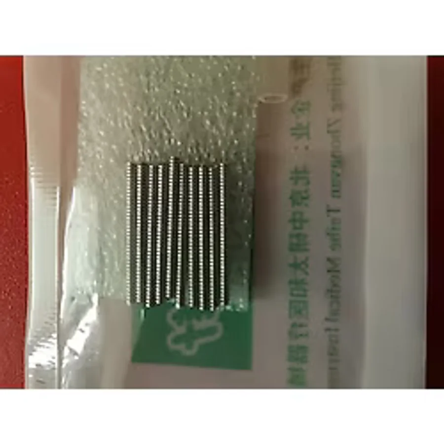 0.16X7 Mm Çelik Akupunktur İğnesi 10'Arlı Blisterlerde Toplam 100 Adet