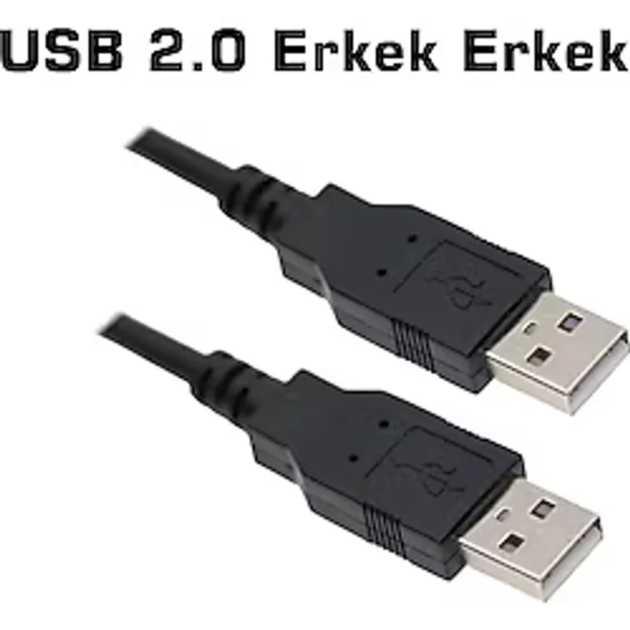 0.50CM USB TO USB KABLO İKİ UCU ERKEK KABLO LAPTOP SOĞUTUCU KABLO