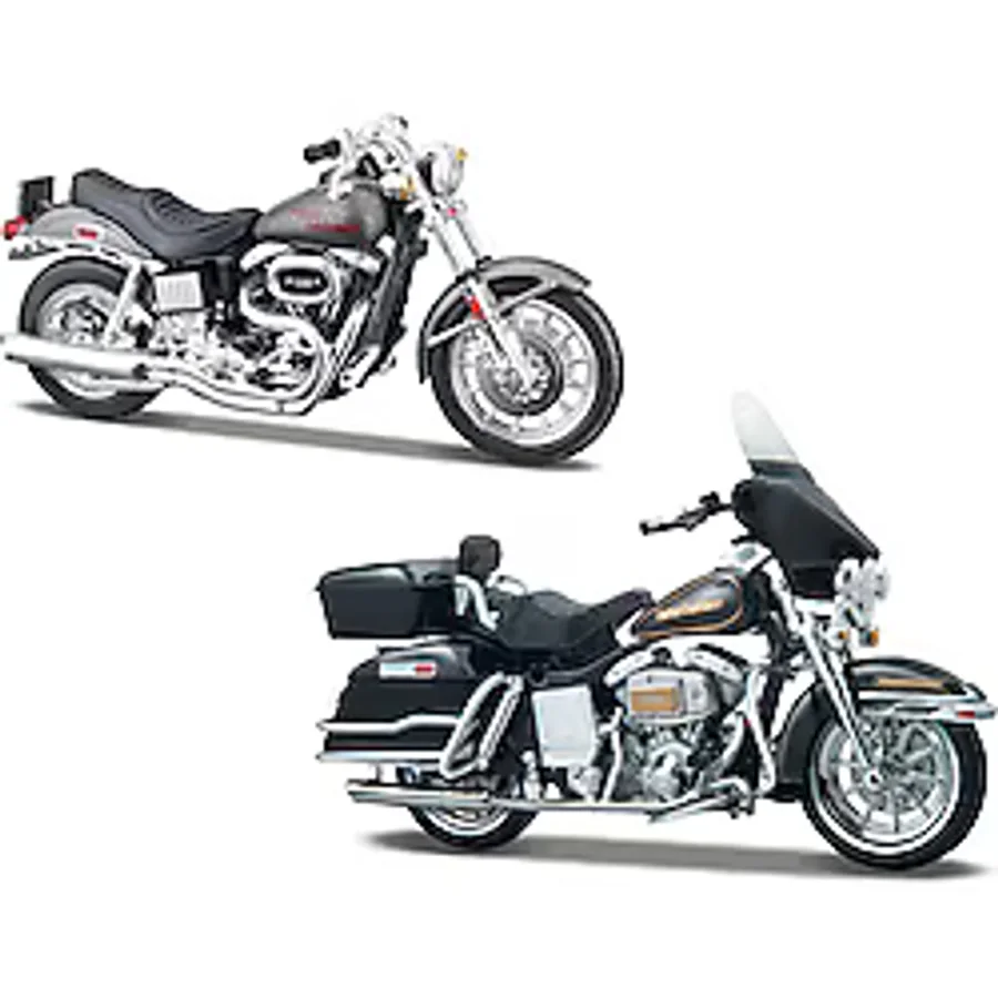 1/18 Harley-davidson İkili Motorlar 70'ler