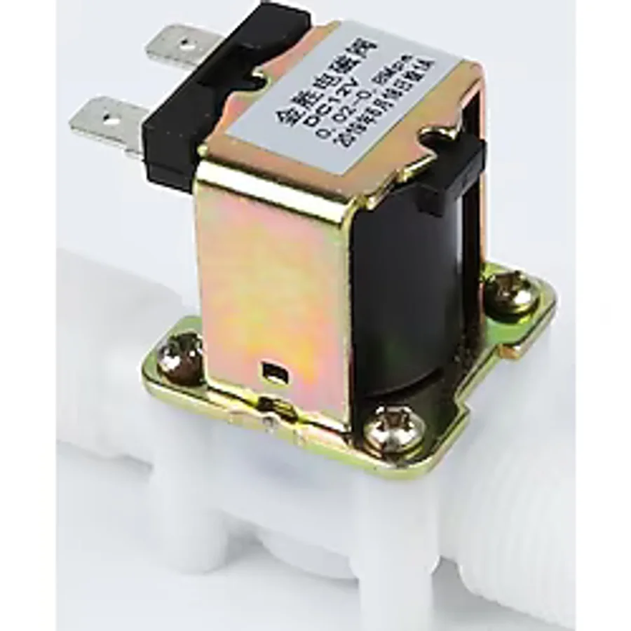 1/2" 12V DC NC Plastik Su Solenoid Vana
