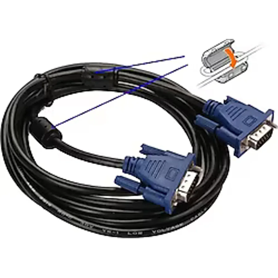 1.5 M VGA Görüntü Kablosu 1.5 Metre Monitör Kablosu VGA Kablo