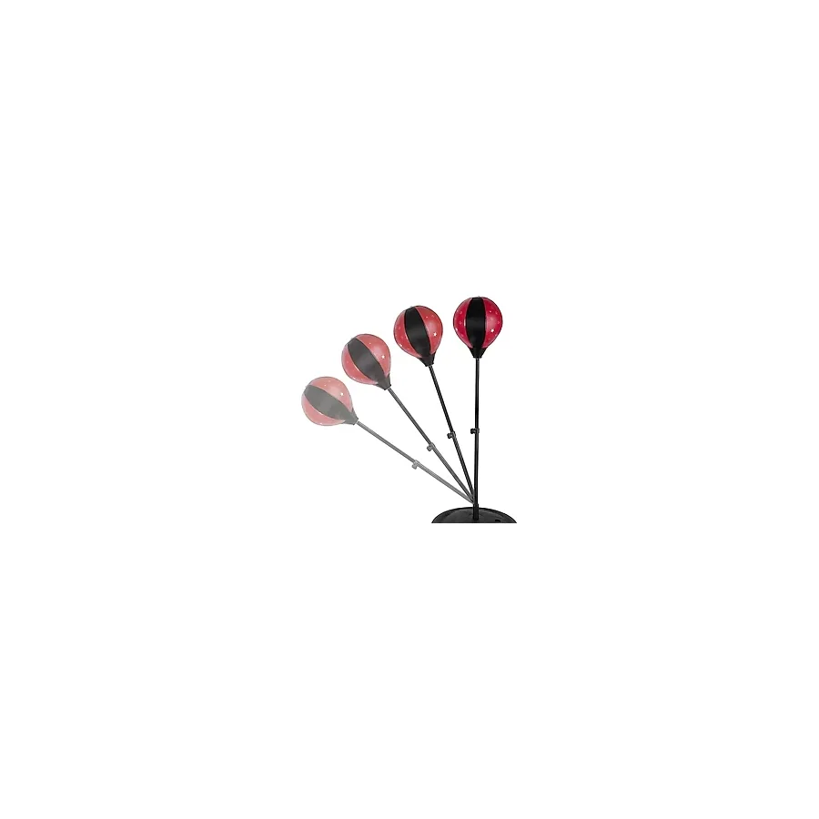 1 Adet 70-106 cm Ayarlanabilir Çocuk Boks Antrenman Standı- Şişirme Pompalı (Eldivensiz) - Çok Renkli