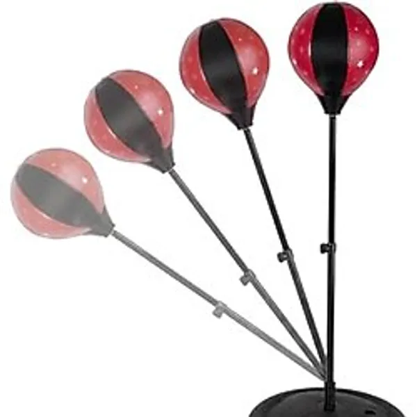 1 Adet 70-106 CM Ayarlanabilir Çocuk Boks Antrenman Standı- Şişirme Pompalı (Eldivensiz)
