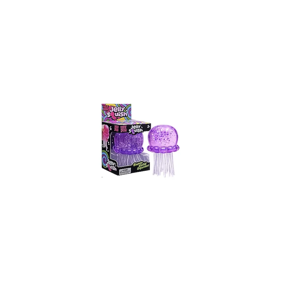 (1 Adet) Needoh Jellyfish Stress Ball Soft Squishy Slime Stres Oyuncağı - Mor