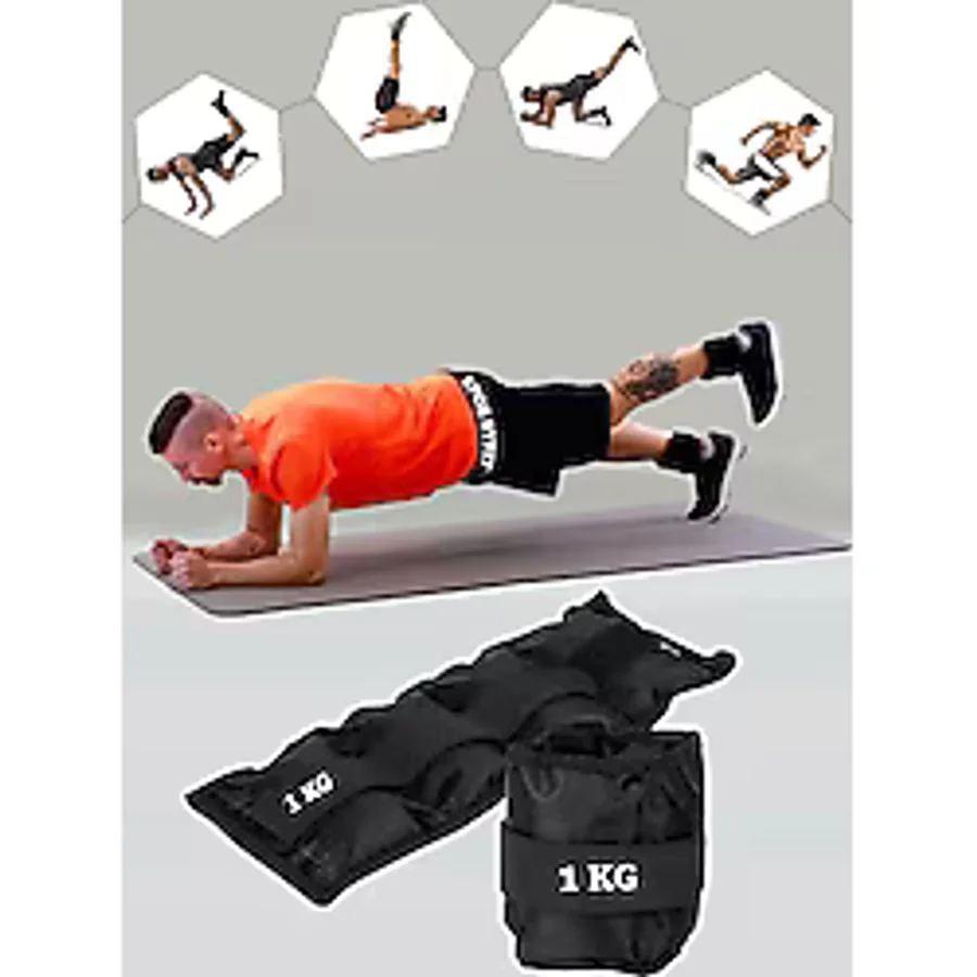 1 Kg Siyah Deluxe Comfort El Ayak Ağırlığı