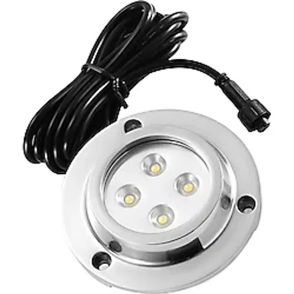 1'Li Set Su Altı Aydınlatması, Su Geçirmez Ip68 Havuz Işığı, Yuvarlak, 80 Lm, 10 W Led Gölet Aydınlatması, Su Altı Spotu, Tekneler, Akvary