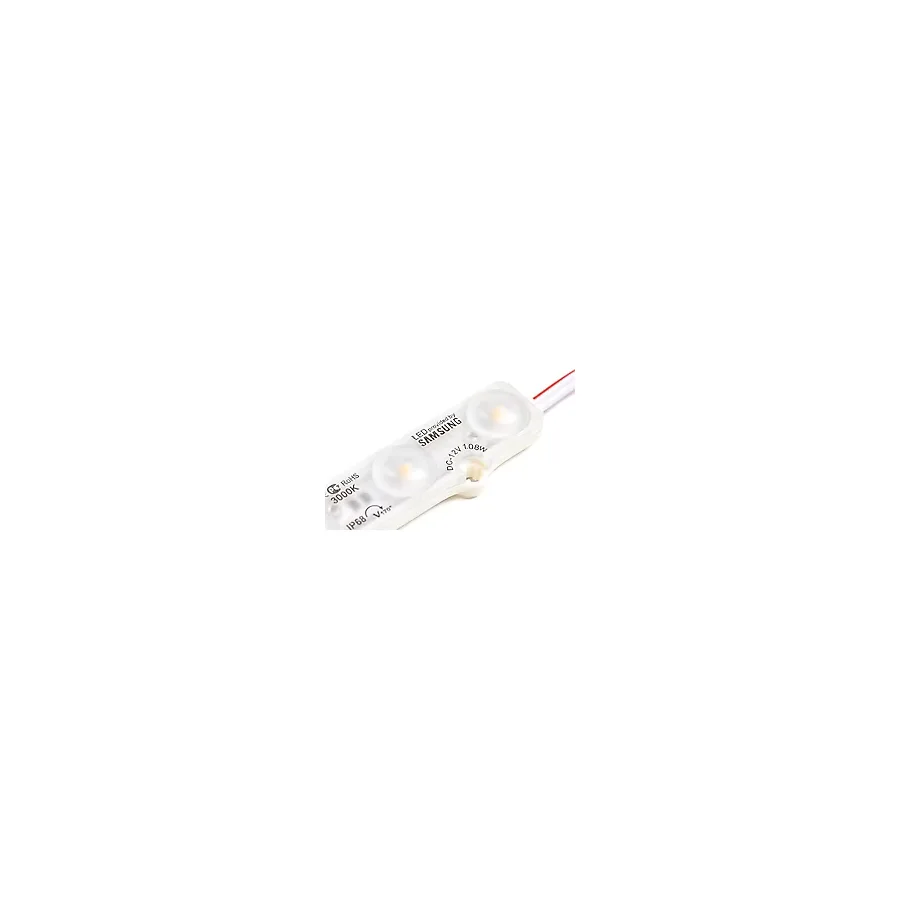 10 Adet Beyaz 10000K Samsung Modül Led Mercekli 12v 1.08 Watt, Beyaz Ve Günışığı Renk Seçeneği, Tabela, Akvaryum, Vitrin Uygulama
