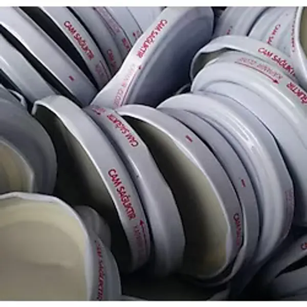 10 adet Cam Konserve BüyükBoy 102mm Kavanoz Kapağı 10cm Kavanoz