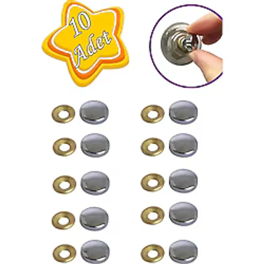 10 Adet Vida Kapatici Kapagi 15 Mm Metal Vida Tapasi Tipasi Dekoratif Vida Gizleyici Krom