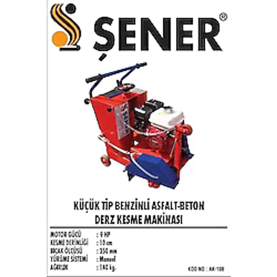 10 CM. HONDA MOT. BENZİNLİ ASFALT BETON KESME MAKİNASI