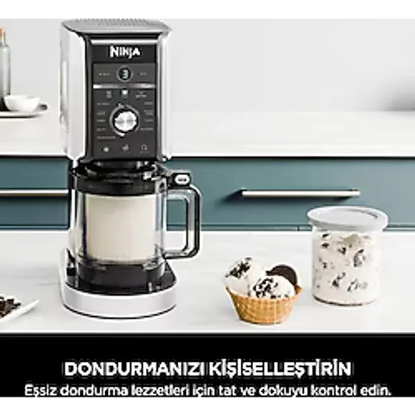 10 Farklı Ürün 1 Arada Ninja Creami Deluxe Dondurma ve Frozen Makinesi - Shark Ninja