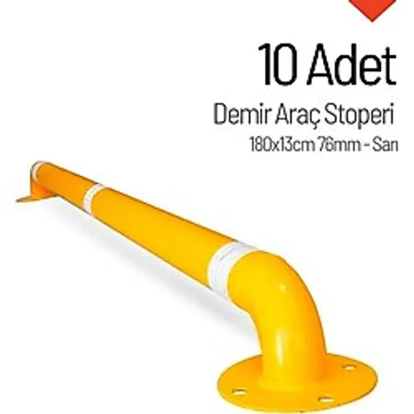 10'lu Demir Araç Stoperi Seti 180x13cm 76mm