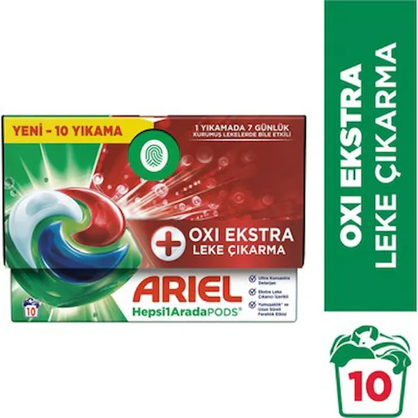 10'Lu Kapsül Çamaşır Deterjanı Beyazlar Ve Renkliler İçin