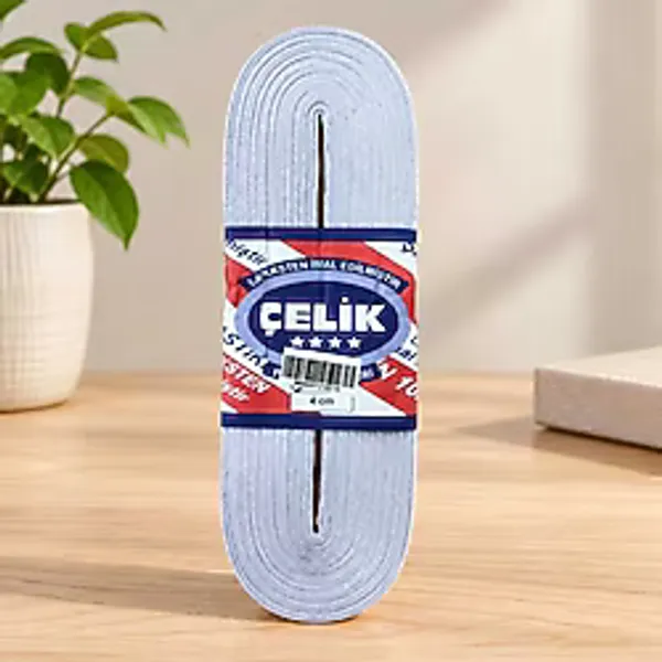 10 M 4 cm Beyaz Paça Lastiği