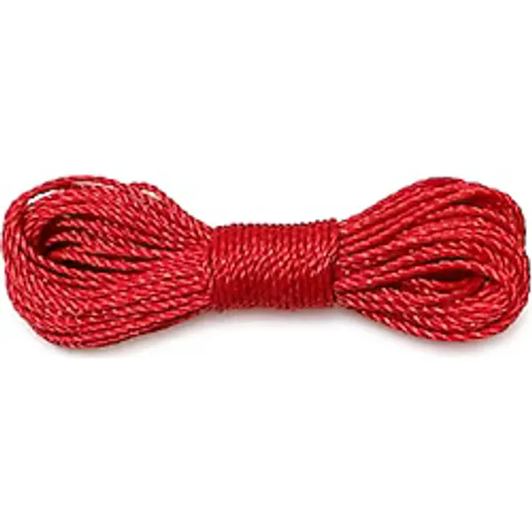 10 Metre Kırmızı Naylon İp 3 mm, Çok Amaçlı Dayanıklı Çamaşır İpi, Kamp Bahçe Balkon Hamak ve Taşıma Sabitleme İpi, Dayanıklı Çamaşır İpi Kalın, Asma İpi Güçlü Halat İp, Sağlam İp, Kaliteli