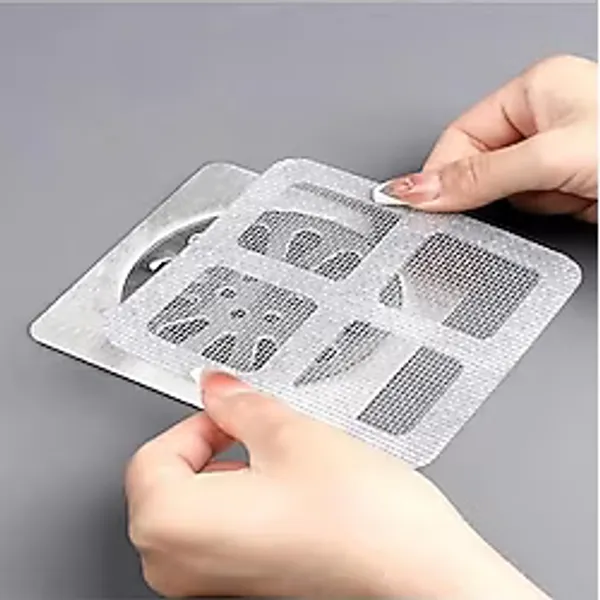 10 Tane, Banyo Gider Süzgeci, Paslanmaz Lavobo Süzgeci, Gider Kapağı, Sinekli, Böcek Önleyici
