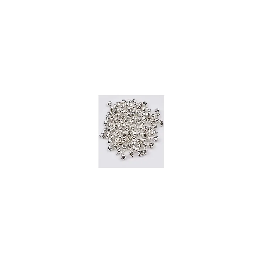 100 Adet 12Mm Gümüş Renk Kulplu Zil,Çan,Çıngırak,Metal Amigurumi Zili,Takı Aksesuar Yapımı