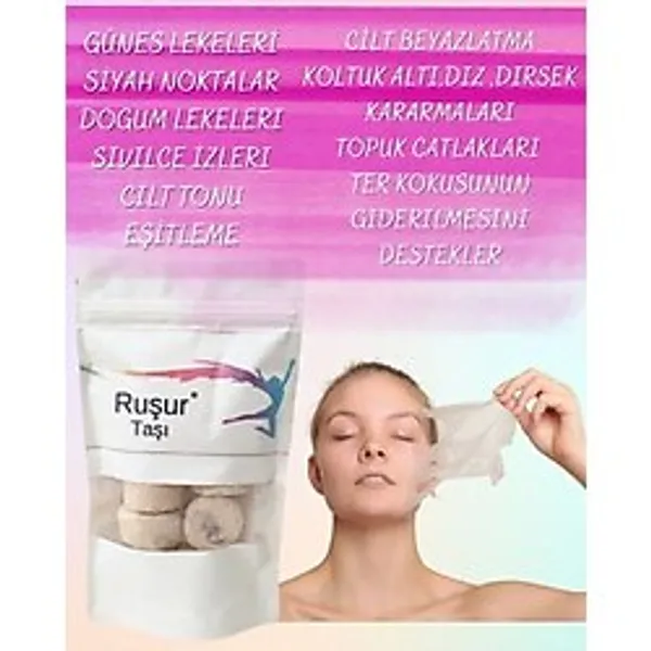 %100 Doğal Ruşur Taşı 12 Adet