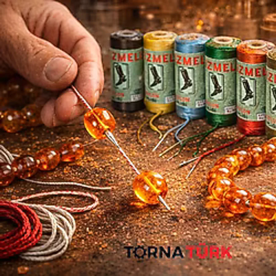 100 Gram Çizmeli Marka Tesbih Ipi - Standart