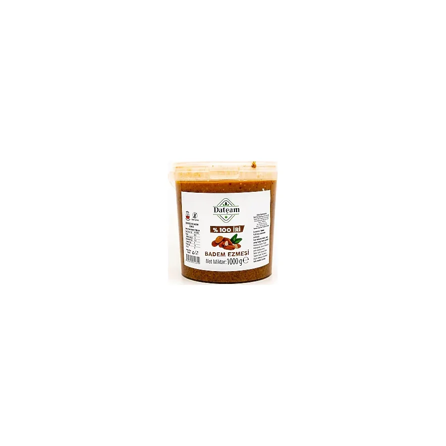 % 100 İri Badem Ezmesi Şekersiz 1kg