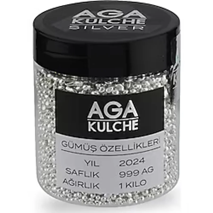 1000 Gram 999.0 Granül Gümüş
