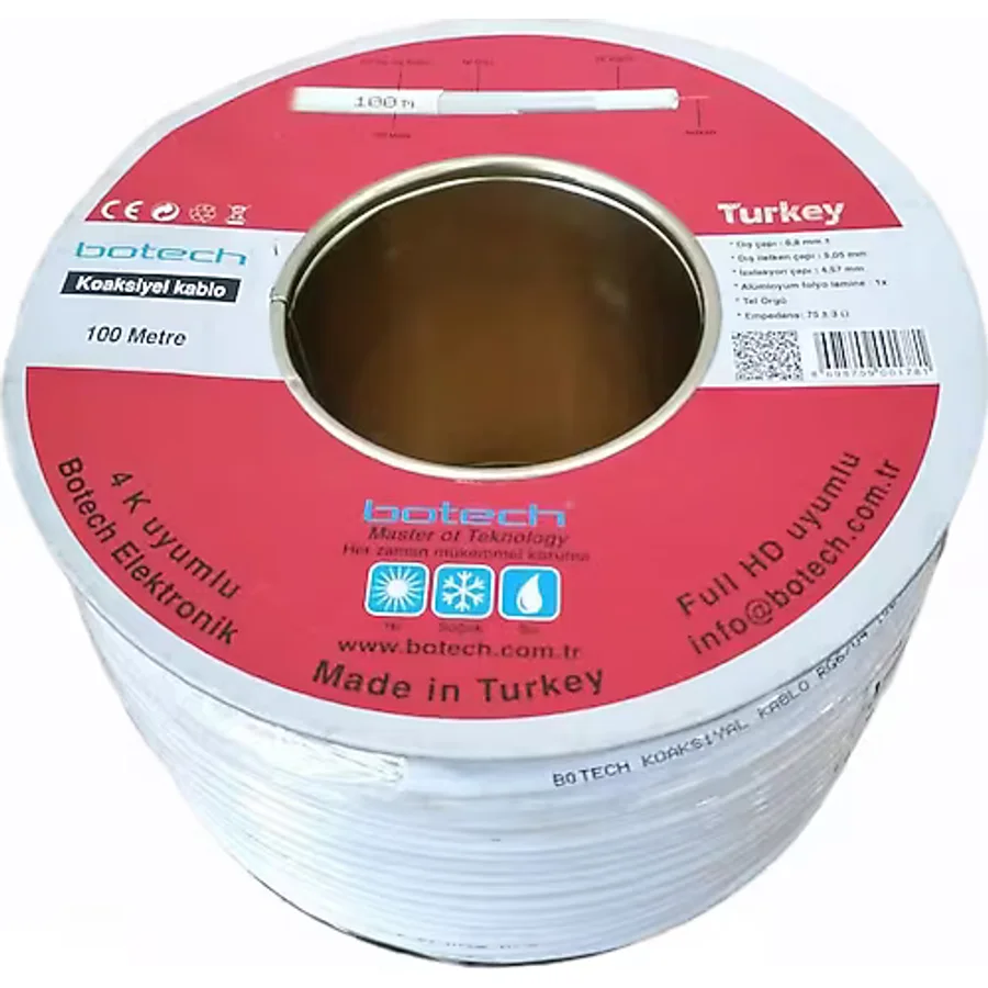 100MT UYDU ANTEN KABLOSU RG 6U-Findit