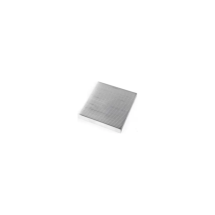 10Cm X 10Cm X 1.8Cm Alüminyum Metal Soğutucu Blok Radyatör Amfi Led Entegre Transistor Vga Ram Memory Cpu GPU Peltier Isı Düşürücü