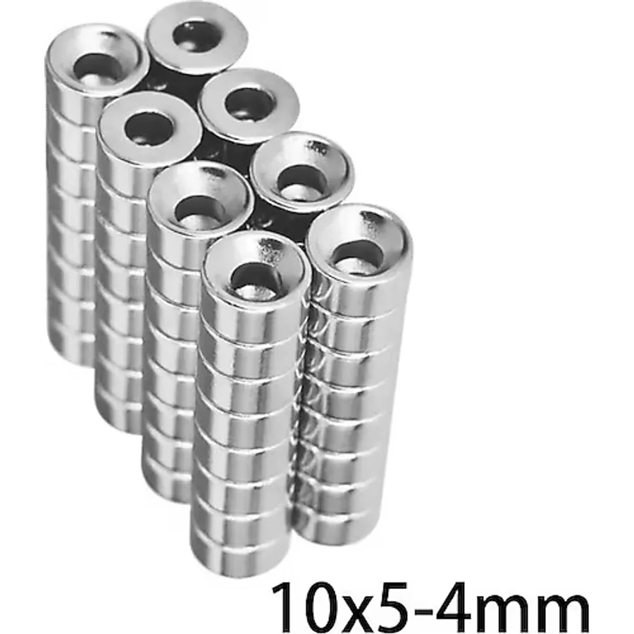 10X5-4Mm Havşa Delikli Neodyum Güçlü Mıknatıs - Neodim Magnet