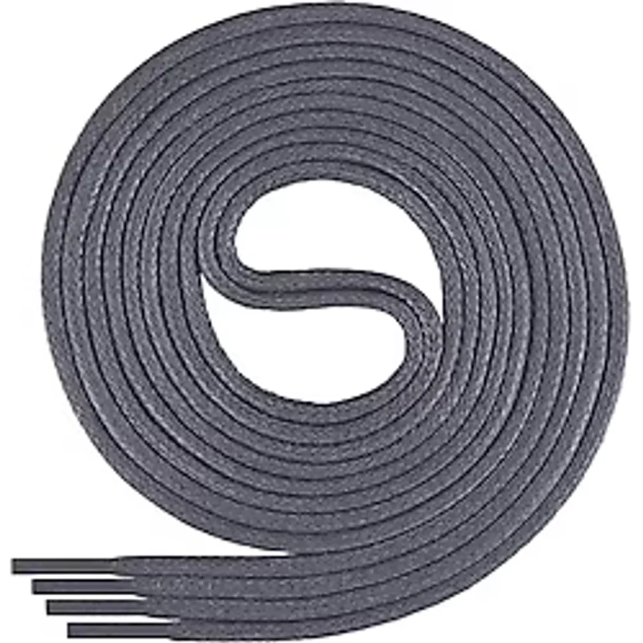 110 Cm 4 MM Koyu Gri Yuvarlak 1 Çift Ayakkabı Bağcığı