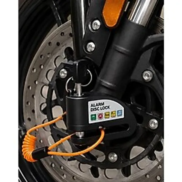 110 Db Alarmlı Disk Fren Kilidi Su Geçirmez Çelik Motosiklet Güvenlik Kilidi