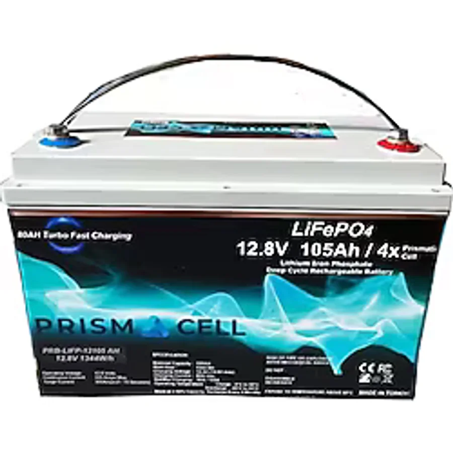 12.8 Volt 105 Amper Lifepo4 Akü
