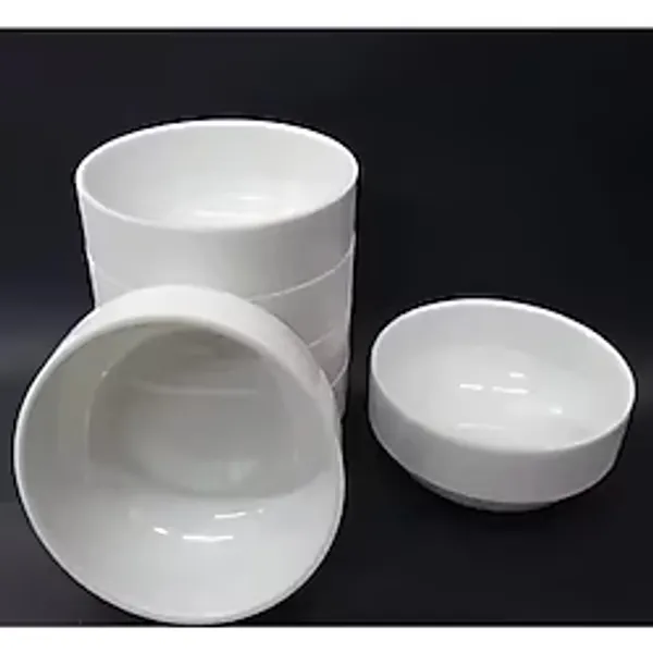 12 Adet Beyaz A Kalite Çorba Kasesi 12X5cm Derin Tas Hesaplı Yoğurt Hoşaf Sütlaç Aşure Kabı Kaliteli Kase