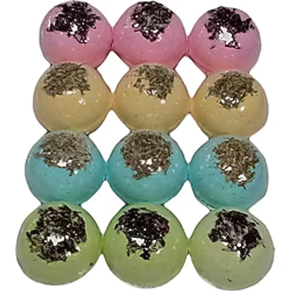 12 Adet Renkli Doğal Kokulu Ayak Banyo Peeling Nem Bombası Pedikür Nem Topu