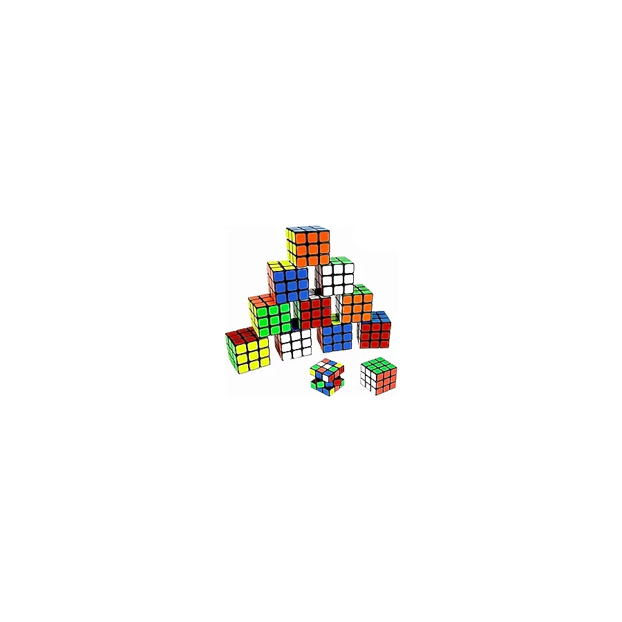 12 ADET VIP 3X3 ZEKA KÜPÜ 3X3 SABIR KÜPÜ 3X3 RUBİKS CUBE TAKILMA YAPMAZ EĞİTİCİ OYUNCAK ZEKA KÜPÜ