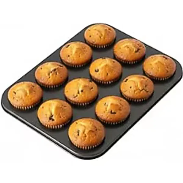 12'li Yanmaz Yapışmaz Muffin Kek Kalıbı