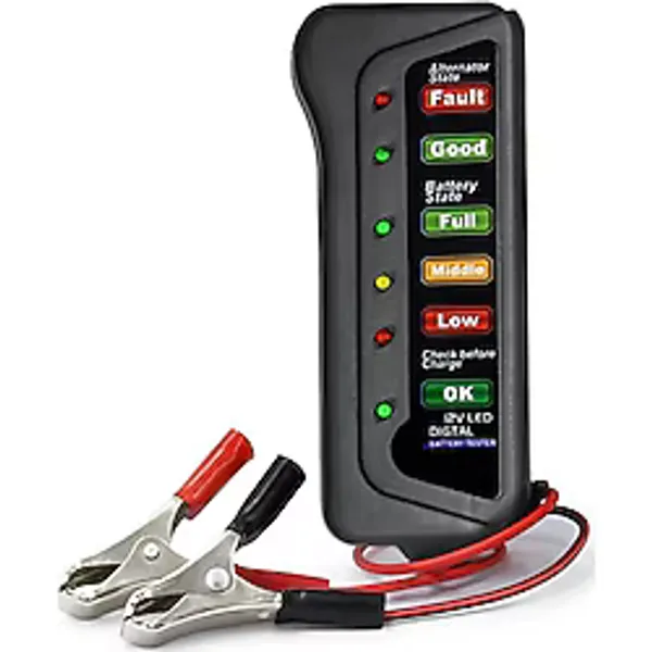 12 Volt Akü Test Cihazı Batarya Ölçme Şarj - Diğer Ölçüm Cihazları