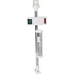 12 Volt Kombine İskele Sancak Işıklı ve Reflektörlü Bayrak Direği