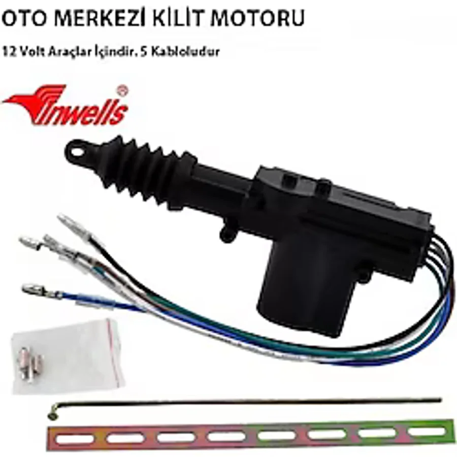 12 Volt Oto Merkezi Kilit Motoru 5 Kablolu (312450986)