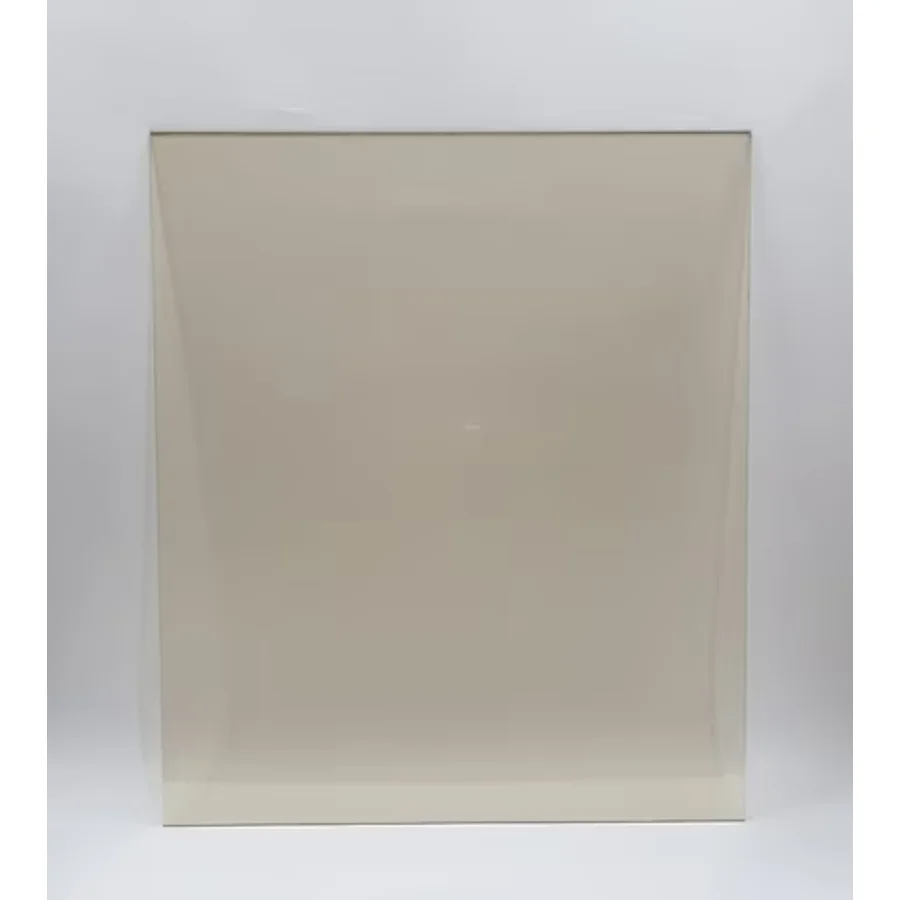 12 X 35 Yüksek Isıya Dayanıklı Şömine Kuzine Soba Camı 4 Mm - Seramik Cam Bal Rengi, Şeffaf