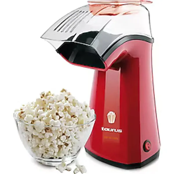 1200W Sıcak Hava Patlamış Mısır Makinesi Yağsız Popcorn Mısır Patlatma Makinesi Ölçü Kaplı