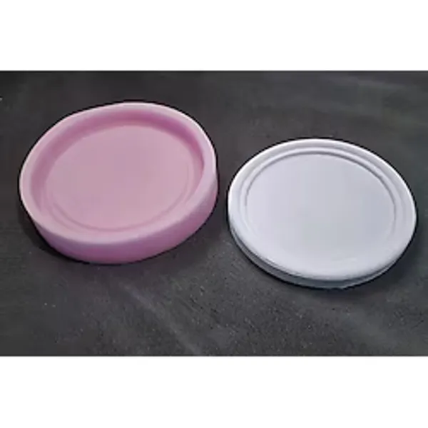 12cm Yuvarlak Taban Büyük Sunumluk çerçeve Mum Tabağı Saksı Altlığı Tepsi Mumluk Silikon Kalıp K-961