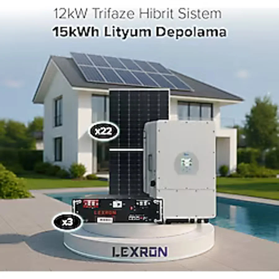12Kw Trifaze Hibrit Sistem 3