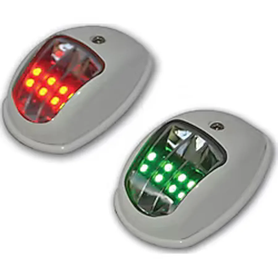 12M. Led 12V Iskele / Sancak Feneri Takım Beyaz . Seyir Feneri Beyaz