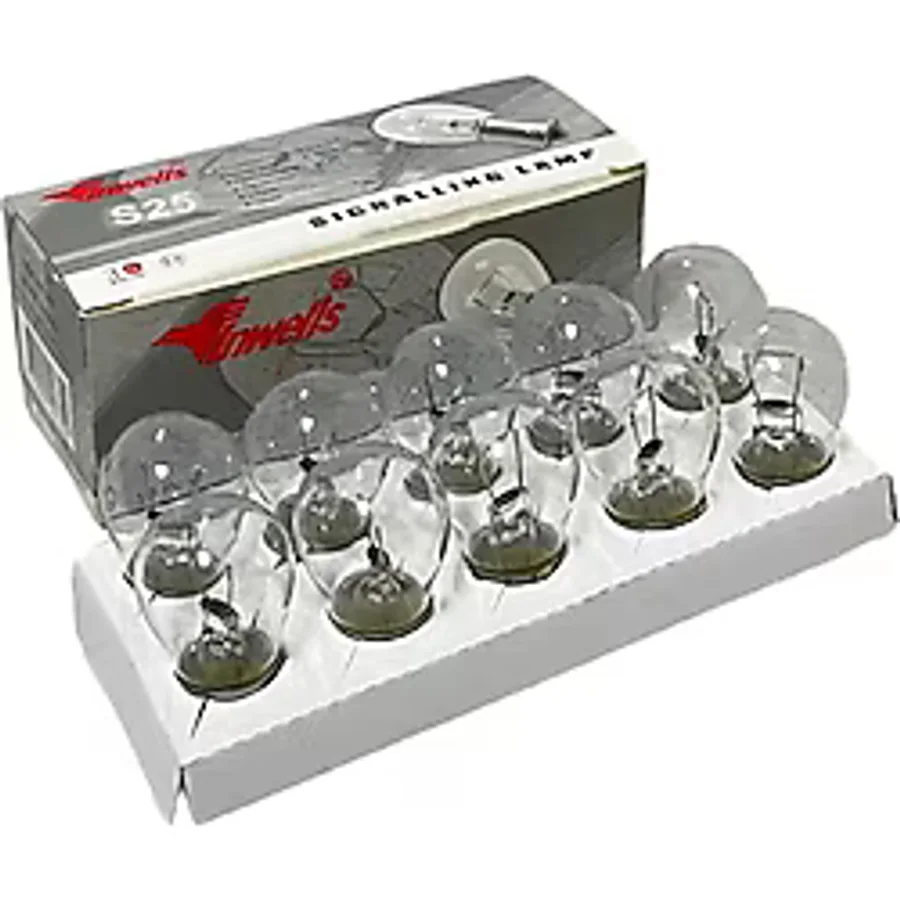 12V 21/5W 1016 Cift Duy, Sasi Duz Tirnak Stop, Sinyal Ve Far Ampulu 10 Adet