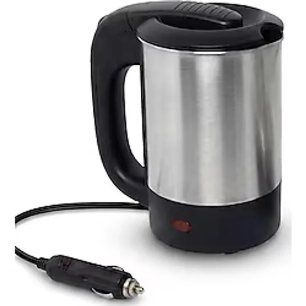 12V Araç İçi Su Isıtıcı Kettle 500 Ml Paslanmaz Çelik
