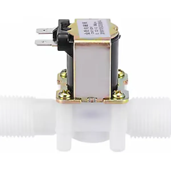 12v Plastik Solenoid Valf Nc Elektrikli Manyetik Su Akış Vanası Kontrol Bahçe Sulama Çamaşır