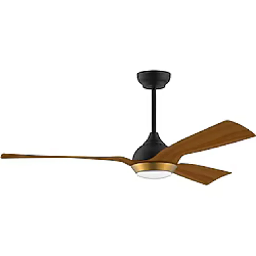 132 cm Wifi Tavan Vantilatörü,kısılabilir LED Aydınlatma, 6 Hız Dc Motor - Kahverengi