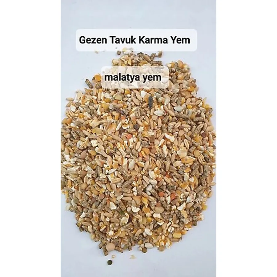 14 Çeşit Özel Karışık Gezen Tavuk Yemi 10 KG
