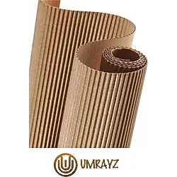 140CM x 5m Oluklu Karton Mukavva Ondüle Karton Rulo Mukavva Zemin Koruma Ambalaj Kartonu