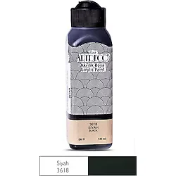 140ml Akrilik Boya Siyah / 3618 No Color